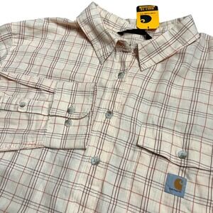 Carhartt 104758 - Women's‎ Loose Fit Lightweight Plaid Shirt Size 2X New